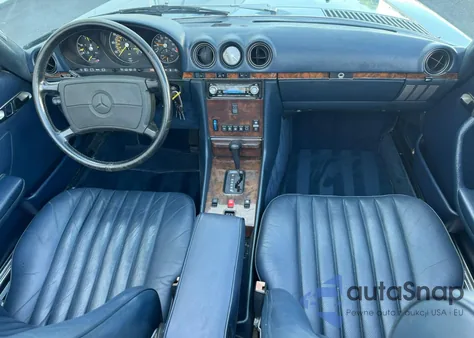 1987 Mercedes-Benz 560 Sl из США, поврежденный, VIN WDBBA48D0HA065066